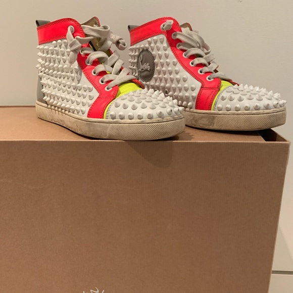 Christian Louboutin Shoes - spiked midtop sneakers